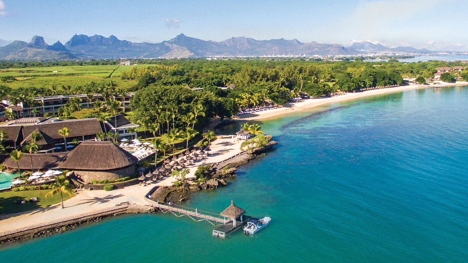 Maritim Resort & Spa Mauritius offers stunning views of the beach and clear tropical waters