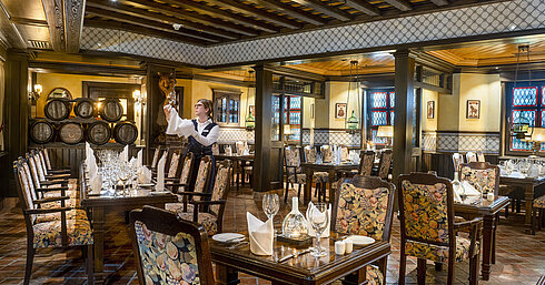 Fränkische Weinstube at Maritim Hotel Würzburg offering a traditional ambiance and regional specialties.