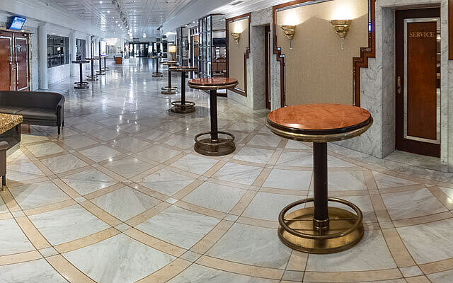 Entrance to meeting rooms