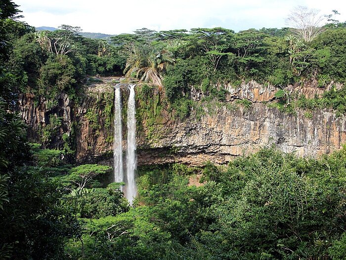 Chamarel waterfall