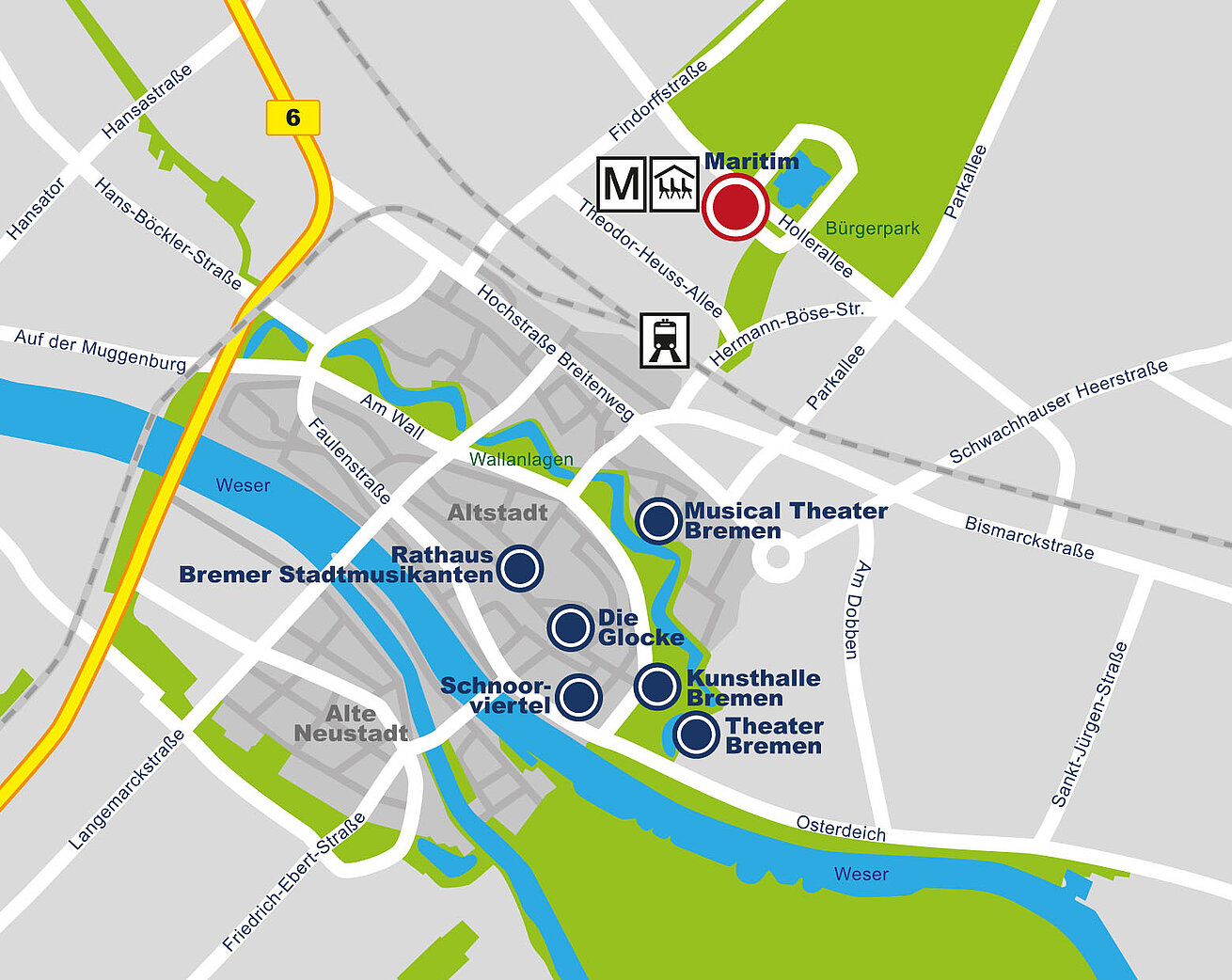 Roadmap Maritim Hotel Bremen