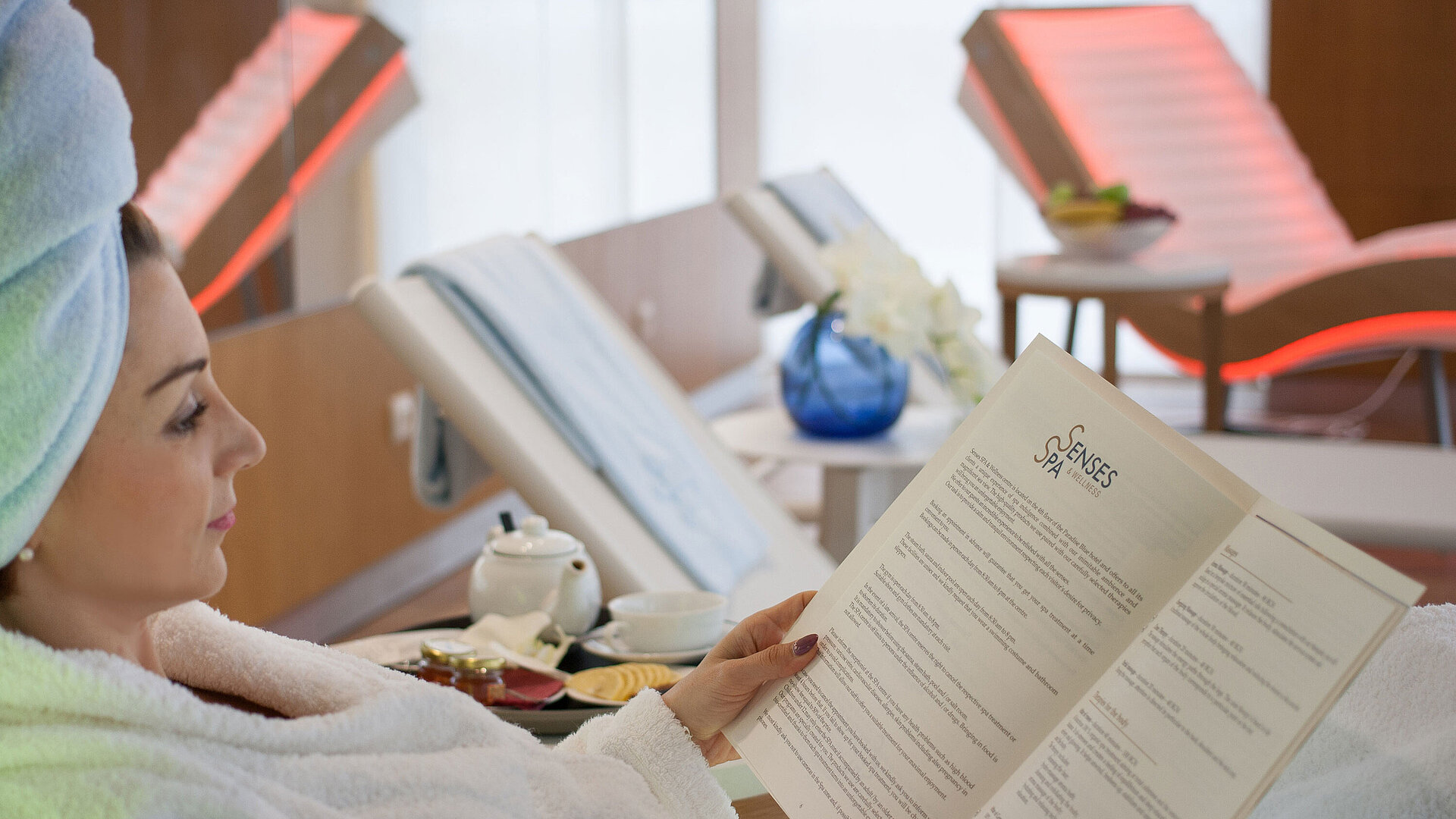 Relax zone at Senses Spa & Wellness | Maritim Hotel Paradise Blue Albena