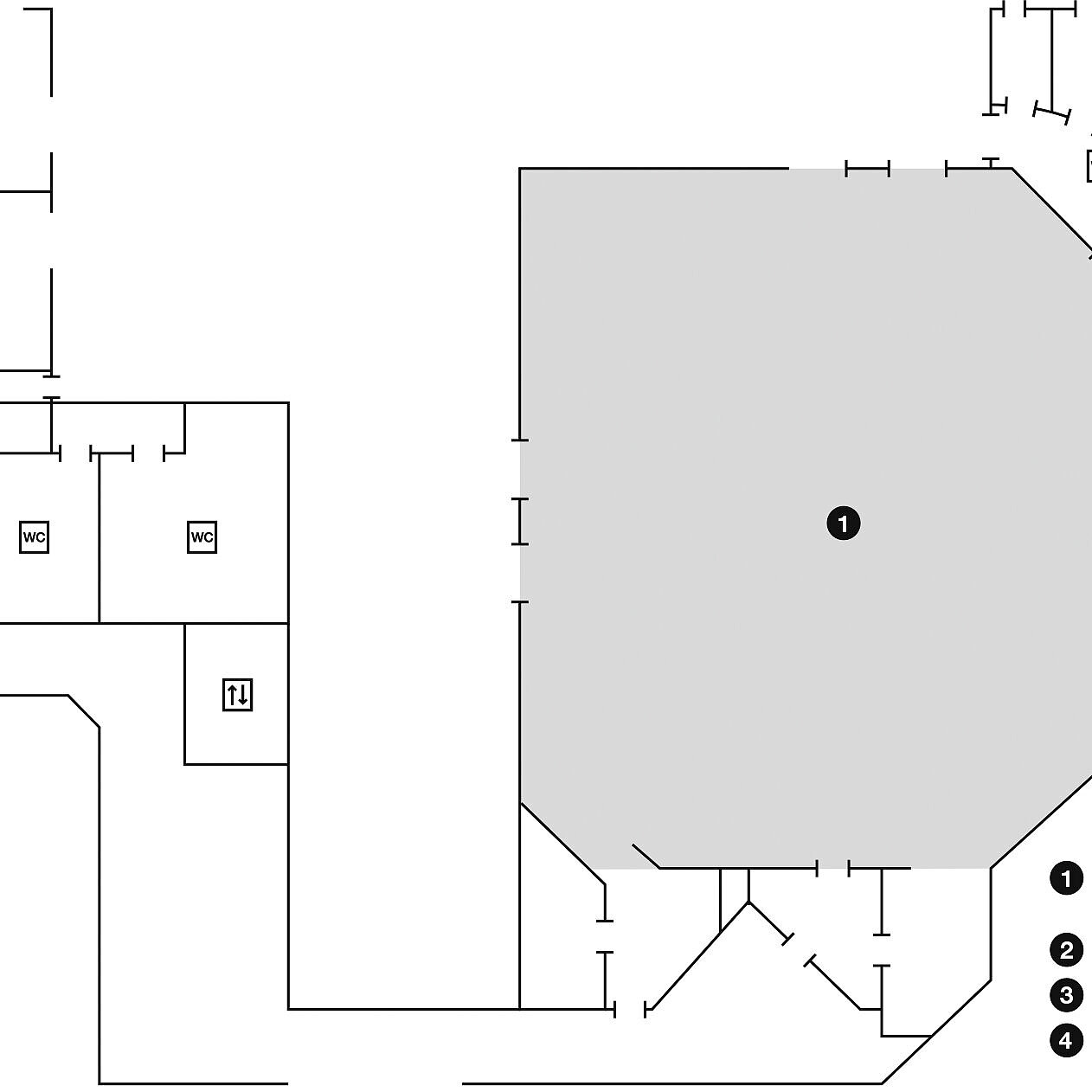 Floor plan, upper floor | Maritim Jolie Ville Resort & Casino Sharm El Sheikh