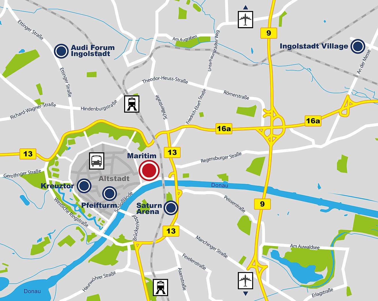Roadmap Maritim Hotel Ingolstadt