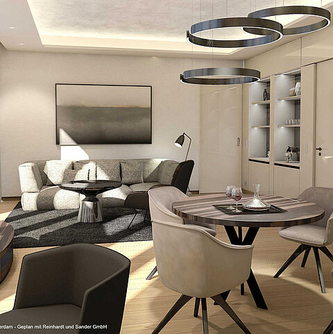 Superior Suite © Maritim Hotel Amsterdam - Geplan mit Reinhardt und Sander GmbH