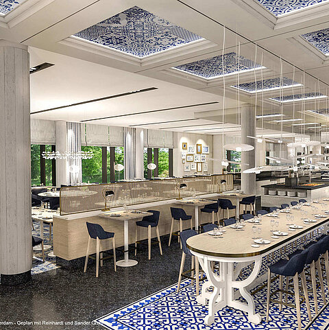 Loef Restaurant © Maritim Hotel Amsterdam - Geplan mit Reinhardt und Sander GmbH