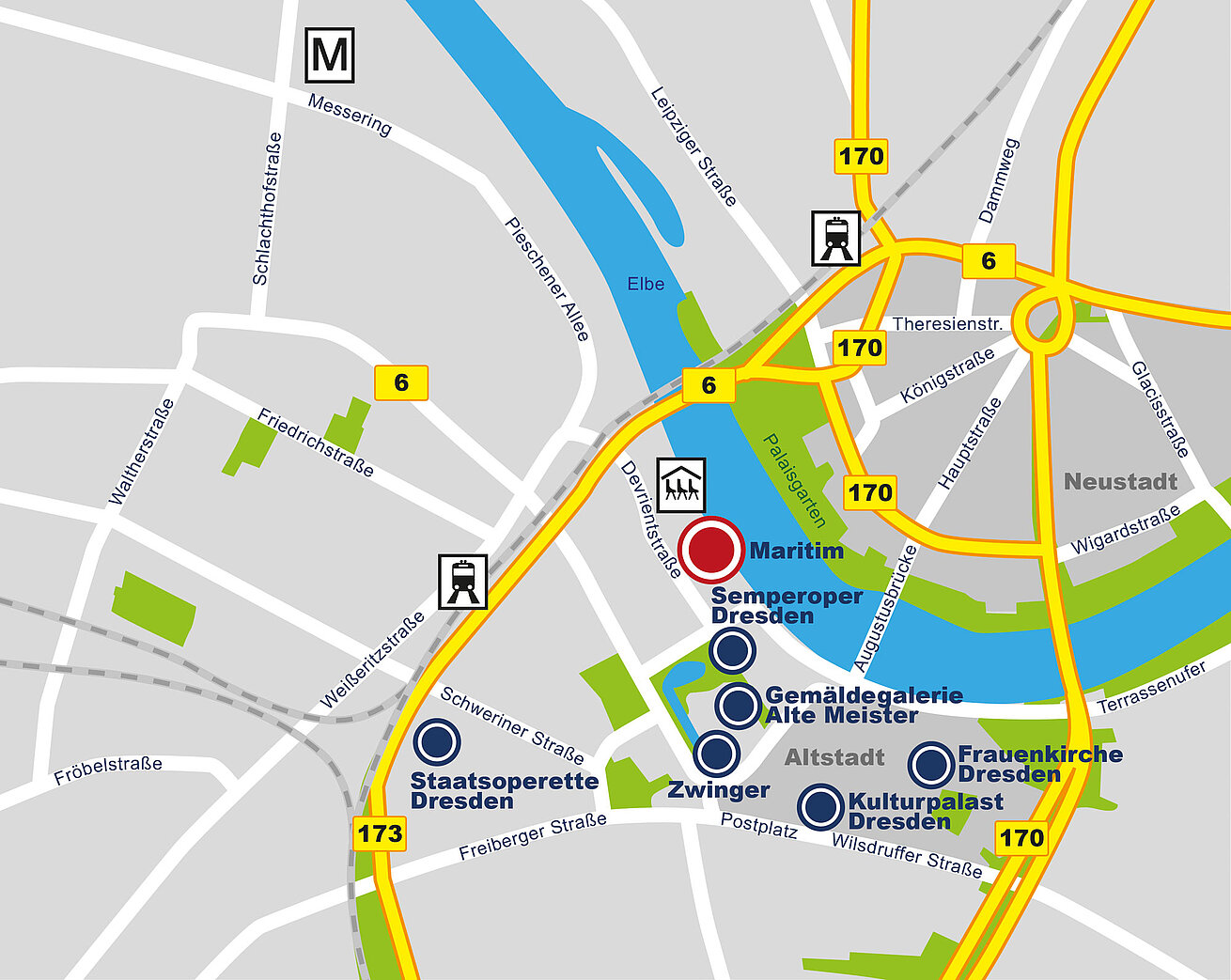 Roadmap Maritim Hotel Dresden Roadmap Maritim Hotel Dresden