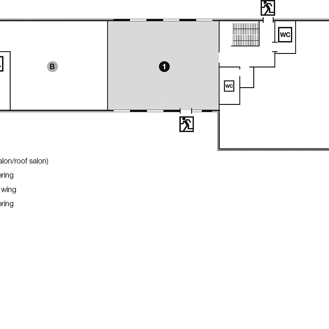 Floor plan, 2nd floor | Maritim proArte Hotel Berlin
