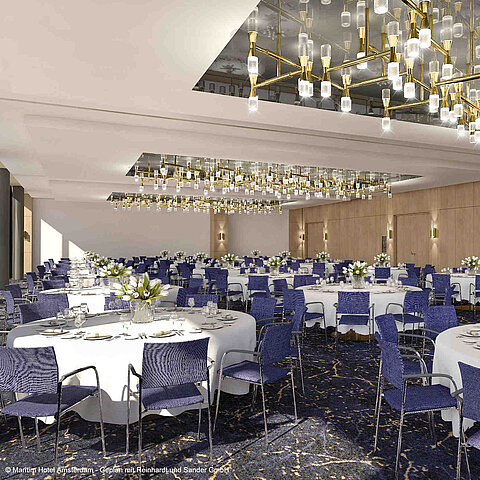 Saal Berlin © Maritim Hotel Amsterdam - Geplan mit Reinhardt und Sander GmbH