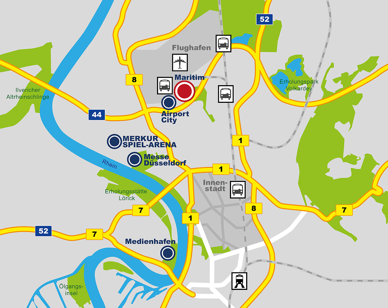 Roadmap Maritim Hotel Düsseldorf
