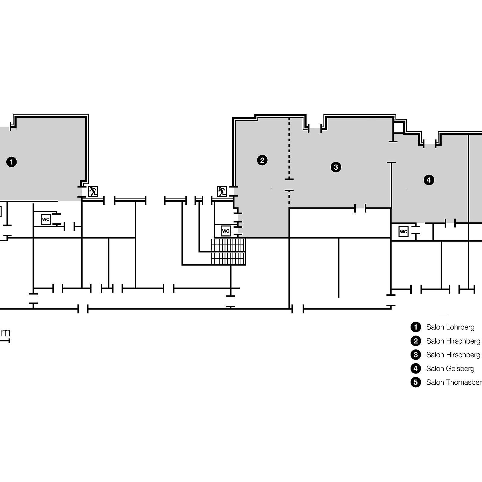 Grundrisssplan Nachbargebäude | Maritim Hotel Königswinter