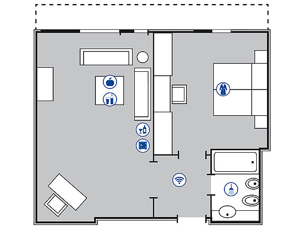 Room floor plan | Maritim 